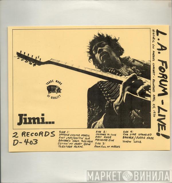  Jimi Hendrix  - Jimi... L.A. Forum - Live!