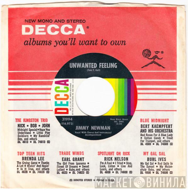  Jimmy C. Newman  - Unwanted Feeling / Bring Your Heart Home