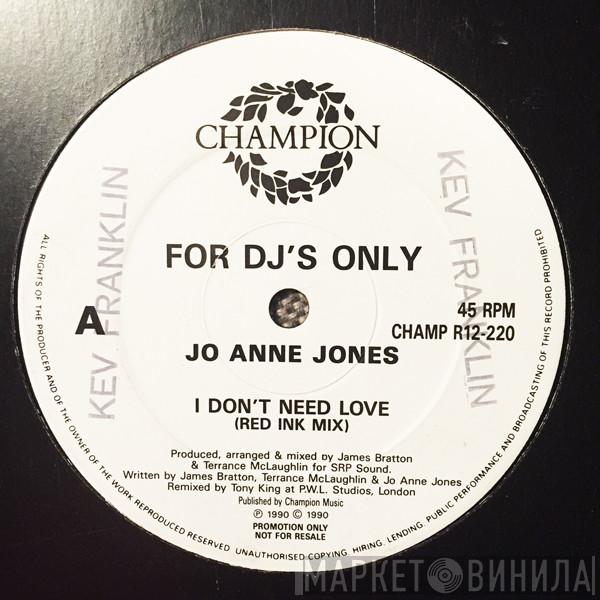 Jo Ann Jones - I Don't Need Your Love