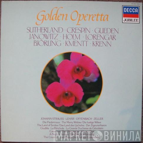 , Joan Sutherland , Régine Crespin , Gundula Janowitz , Pilar Lorengar , Jussi Björling , Werner Krenn  Hilde Güden  - Golden Operetta