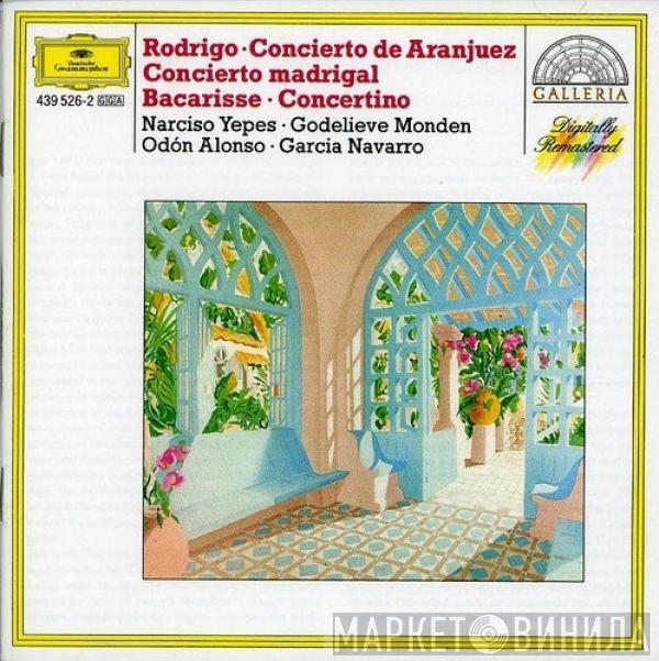 Joaquín Rodrigo, Salvador Bacarisse, Narciso Yepes, Godelieve Monden, Odón Alonso, Garcia Navarro, Orquesta Sinfónica de RTVE, Philharmonia Orchestra - Concierto De Aranjuez / Concierto Madrigal / Concertino