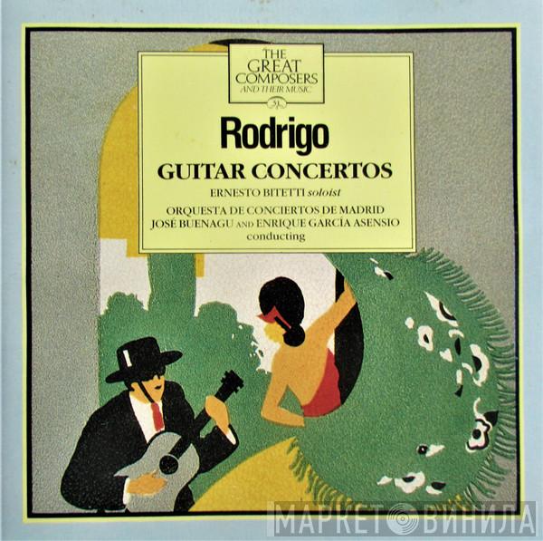 Joaquín Rodrigo, Ernesto Bitetti, Orquesta De Conciertos De Madrid, José Buenagu, Enrique Garcia Asensio - Rodrigo - Concierto De Aranjuez And Fantasia Para Un Gentilhombre