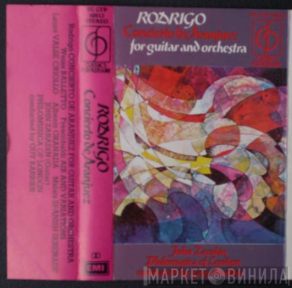 Joaquín Rodrigo, John Zaradin, Philomusica Of London, Guy Barbier - Concierto De Aranjuez For Guitar And Orchestra