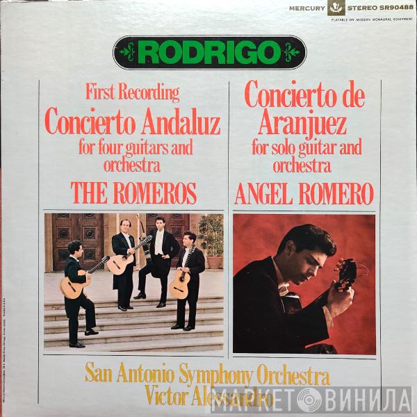 , Joaquín Rodrigo , The Romeros , Angel Romero  , San Antonio Symphony Orchestra  Victor Alessandro  - Concierto Andaluz For Four Guitars And Orchestra · Concierto De Aranjuez For Solo Guitar And Orchestra