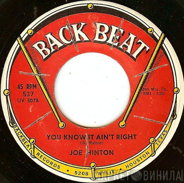 Joe Hinton  - You Know It Ain't Right / Love Sick Blues