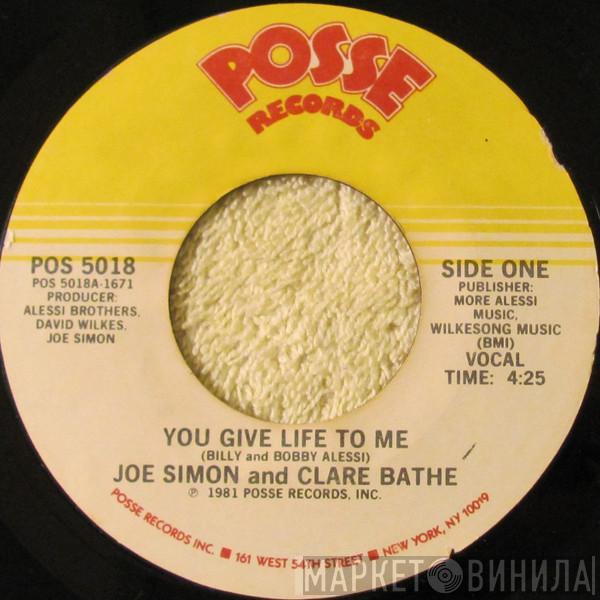 Joe Simon, Clare Bathé - You Give Life To Me