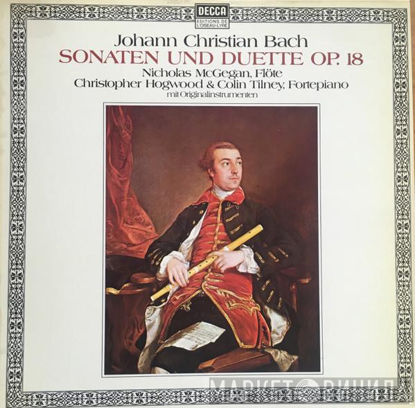 , Johann Christian Bach , Nicholas McGegan , Christopher Hogwood  Colin Tilney  - Johann Christian Bach - Sonaten Und Duette Op. 18