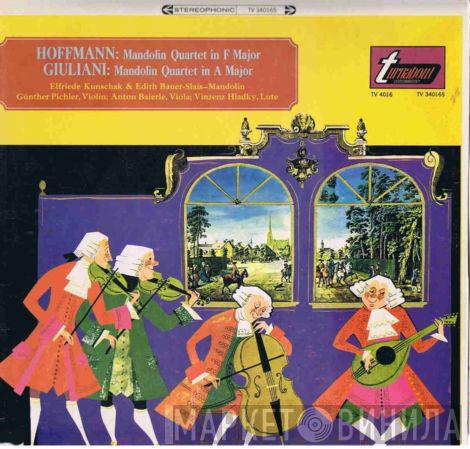 Johann Hoffmann, Francesco Giovanni Giuliani - Mandolin Quartet In F Major / Mandolin Quartet In A Major