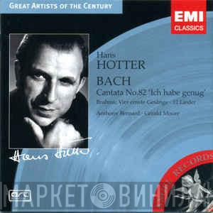 Johann Sebastian Bach, Johannes Brahms, Hans Hotter, Gerald Moore, Philharmonia Orchestra - Cantata No.82 'Ich Habe Genug' / Vier Ernste Gesänge - 12 Lieder