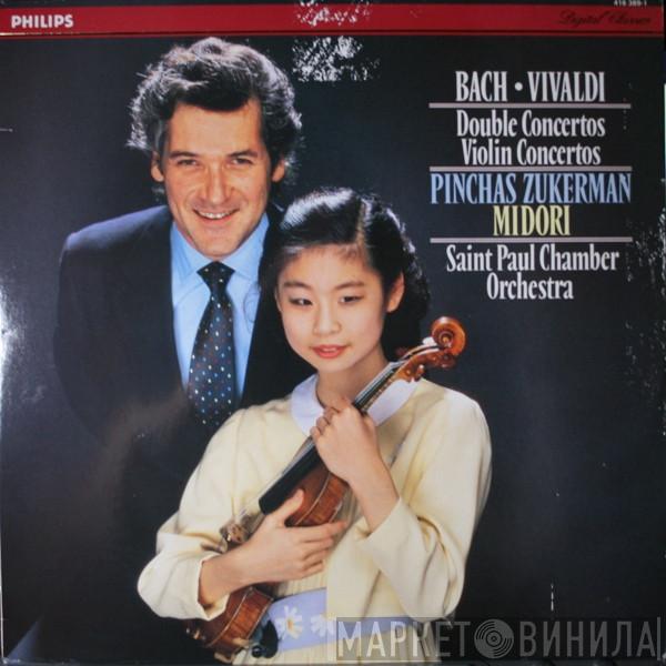 , Johann Sebastian Bach , Antonio Vivaldi , Pinchas Zukerman , Midori Goto  The Saint Paul Chamber Orchestra  - Double Concertos Violin Concertos