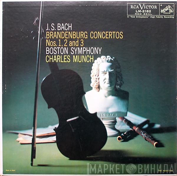 , Johann Sebastian Bach , Boston Symphony Orchestra  Charles Munch  - Brandenburg Concertos Nos. 1, 2 And 3