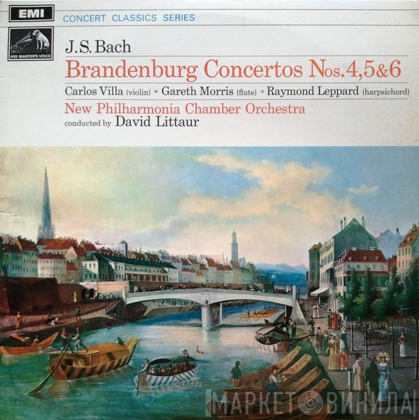 Johann Sebastian Bach, Carlos Villa , Gareth Morris , Raymond Leppard, New Philharmonia Chamber Orchestra, David Littaur - Brandenburg Concertos Nos. 4, 5 & 6