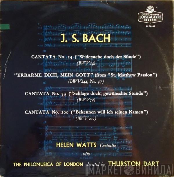 , Johann Sebastian Bach , Helen Watts , Philomusica Of London  Thurston Dart  - Bach Cantatas, Etc.