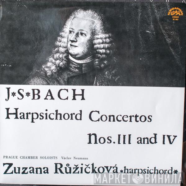 - Johann Sebastian Bach , Prague Chamber Soloists , Václav Neumann  Zuzana Růžičková  - Harpsichord Concertos Nos. III And IV