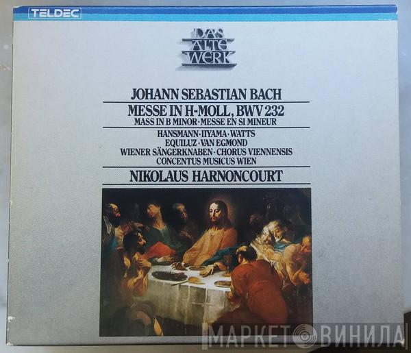 Johann Sebastian Bach, Rotraud Hansmann, Emiko Iiyama, Helen Watts, Kurt Equiluz, Max van Egmond, Die Wiener Sängerknaben, Chorus Viennensis, Concentus Musicus Wien, Nikolaus Harnoncourt - Messe In H-Moll, BWV 232 = Mass In B Minor = Messe En Si Mineur