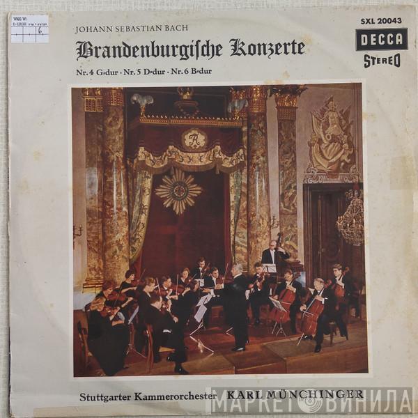 - Johann Sebastian Bach , Stuttgarter Kammerorchester  Karl Münchinger  - Brandenburgische Konzerte Nr.4 G-dur - Nr.5 D-dur, Nr.6 B-dur