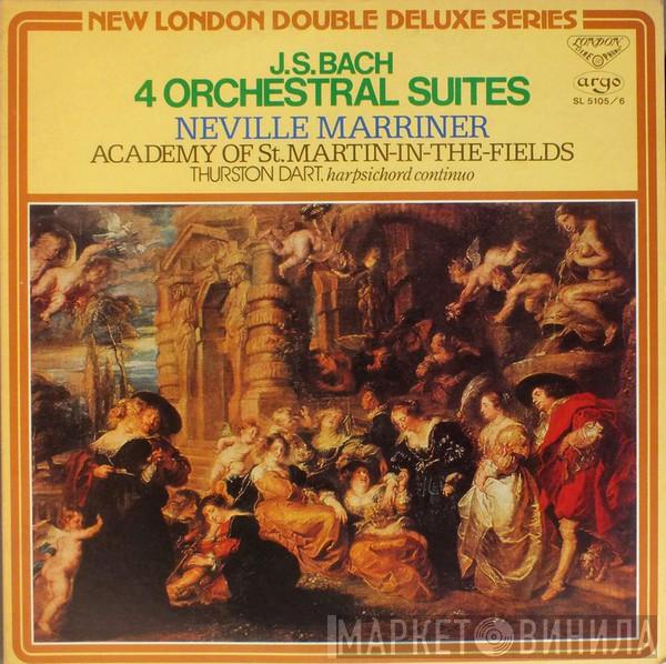, Johann Sebastian Bach , The Academy Of St. Martin-in-the-Fields  Sir Neville Marriner  - 4 Orchestral Suites