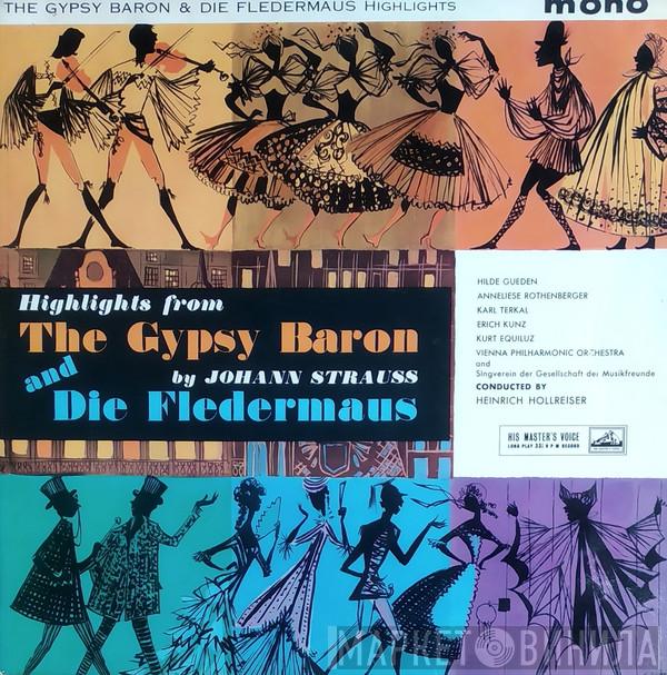 , Johann Strauss Jr. conducted by Wiener Philharmoniker  Heinrich Hollreiser  - Highlights From "Die Fledermaus" And "The Gypsy Baron"