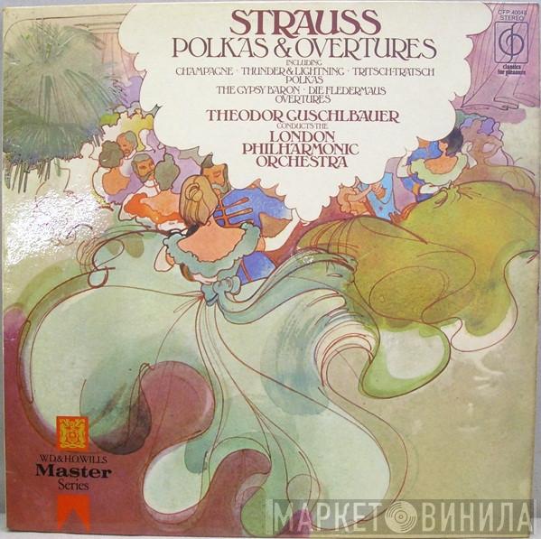 Johann Strauss Jr., Theodor Guschlbauer, The London Philharmonic Orchestra - Polkas & Overtures