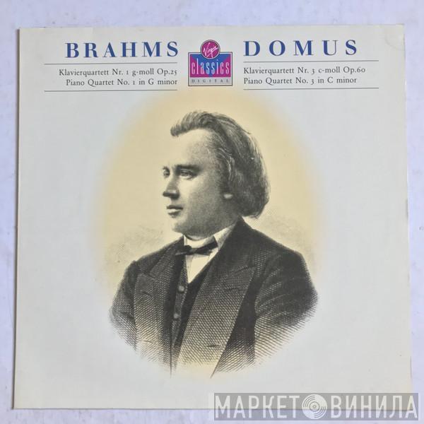 Johannes Brahms, Domus Quartett - Klavierquartett Nr. 1 G-Moll Op. 25 / Klavierquartett Nr. 3 C-Moll Op. 60