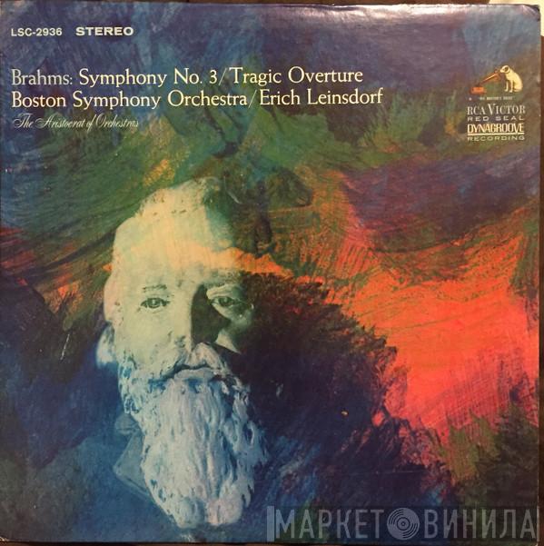 Johannes Brahms, Erich Leinsdorf, Boston Symphony Orchestra - Symphony No. 3 / Tragic Overture