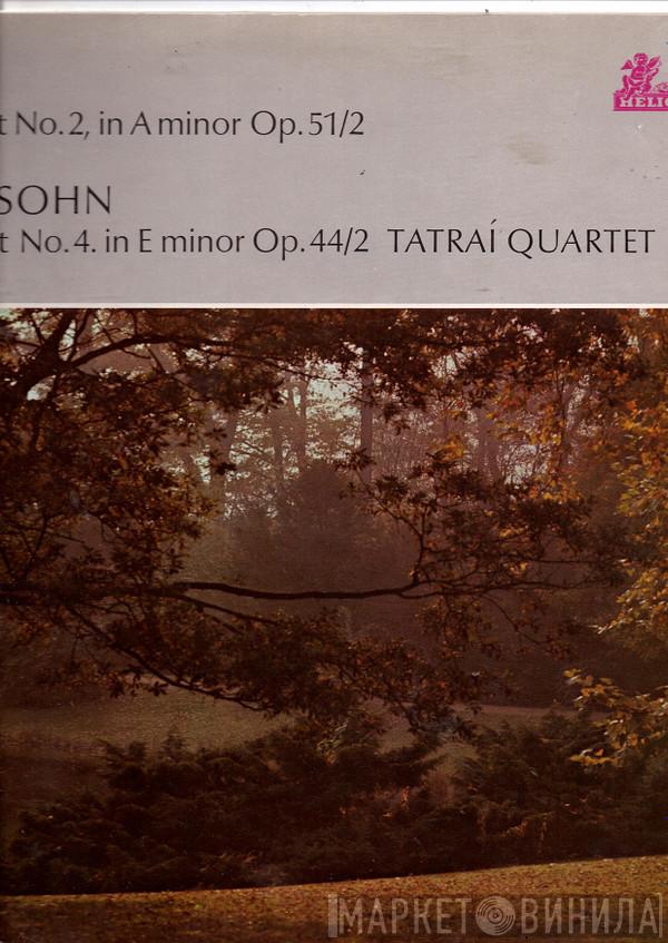 Johannes Brahms, Felix Mendelssohn-Bartholdy, Tátrai Quartet - String Quartet No. 2 In A Minor, Op. 51, No, 2 / String Quartet No. 4 In E Minor, Op. 44, No. 2