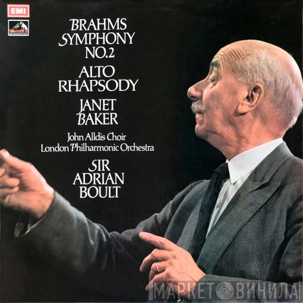 Johannes Brahms, Janet Baker, John Alldis Choir, The London Philharmonic Orchestra, Sir Adrian Boult - Symphony No.2 / Alto Rhapsody