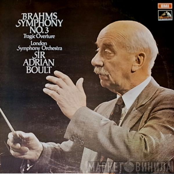 Johannes Brahms, The London Symphony Orchestra, Sir Adrian Boult - Symphony No. 3 / Tragic Overture