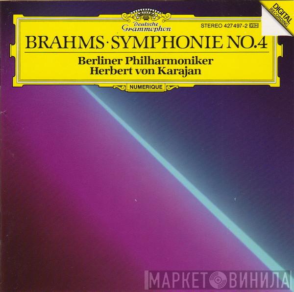 , Johannes Brahms , Berliner Philharmoniker  Herbert von Karajan  - Symphonie No. 4