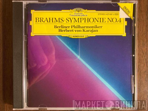 , Johannes Brahms , Berliner Philharmoniker  Herbert von Karajan  - Symphonie No. 4