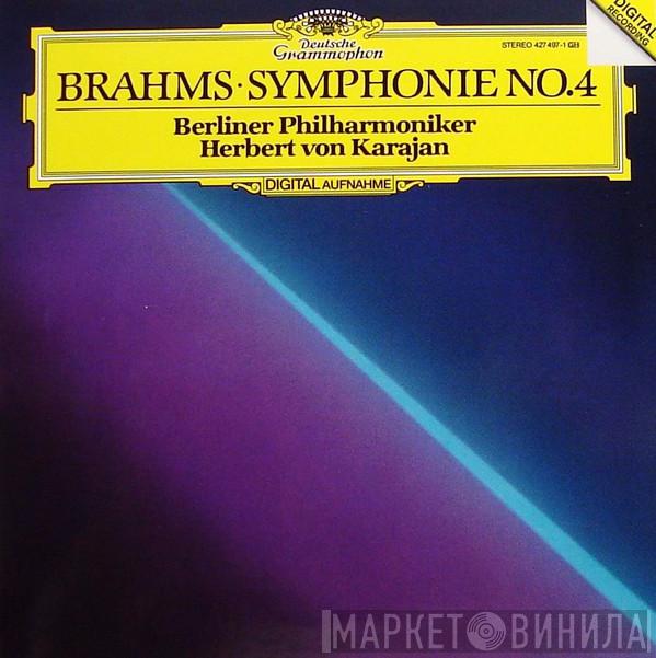 , Johannes Brahms , Berliner Philharmoniker  Herbert von Karajan  - Symphonie No. 4