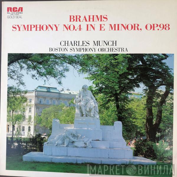 , Johannes Brahms , Charles Munch  Boston Symphony Orchestra  - Brahms: Symphony No. 4 In E Minor, Op. 98