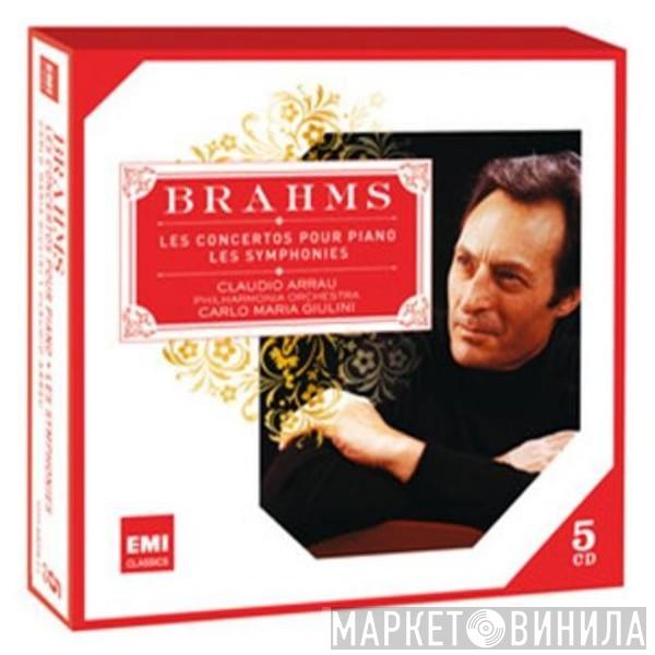 , Johannes Brahms , Claudio Arrau  Carlo Maria Giulini  - Les Concertos Pour Piano - Les Symphonies