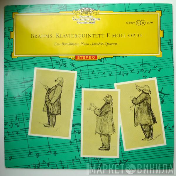Johannes Brahms, Eva Bernáthová, Janáček Quartet - Klavierquintett F-moll Op. 34
