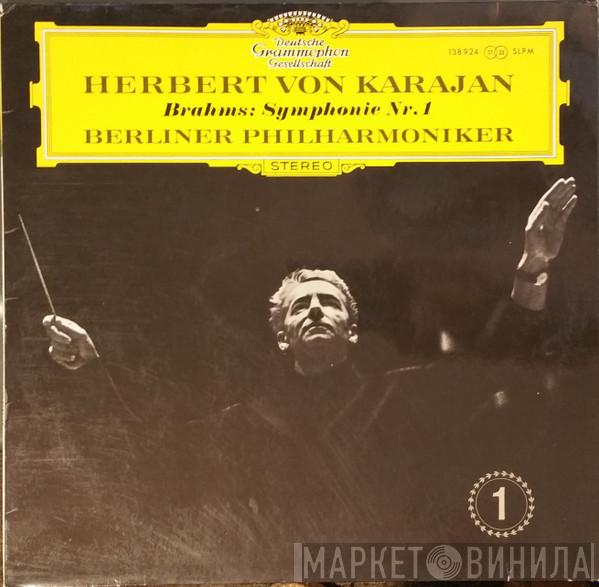 , Johannes Brahms , Herbert von Karajan  Berliner Philharmoniker  - Symphonie Nr. 1 C-Moll Op. 68
