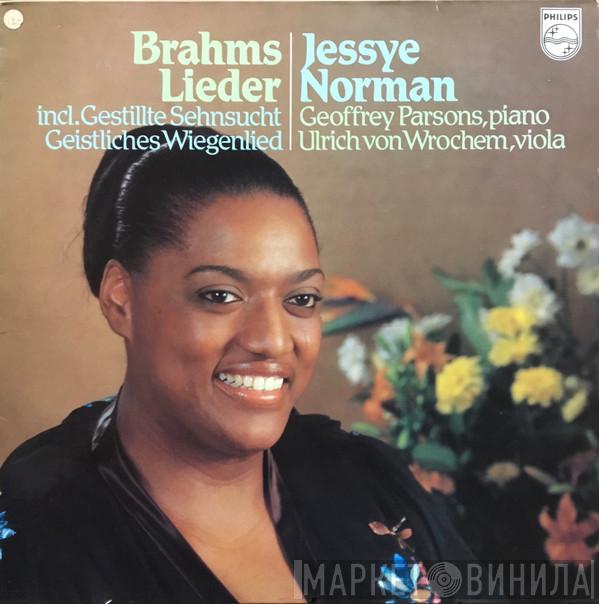 , Johannes Brahms , Jessye Norman , Geoffrey Parsons   Ulrich Von Wrochem  - Lieder Incl. Gestillte Sehnsucht  Geistliches Wiegenlied