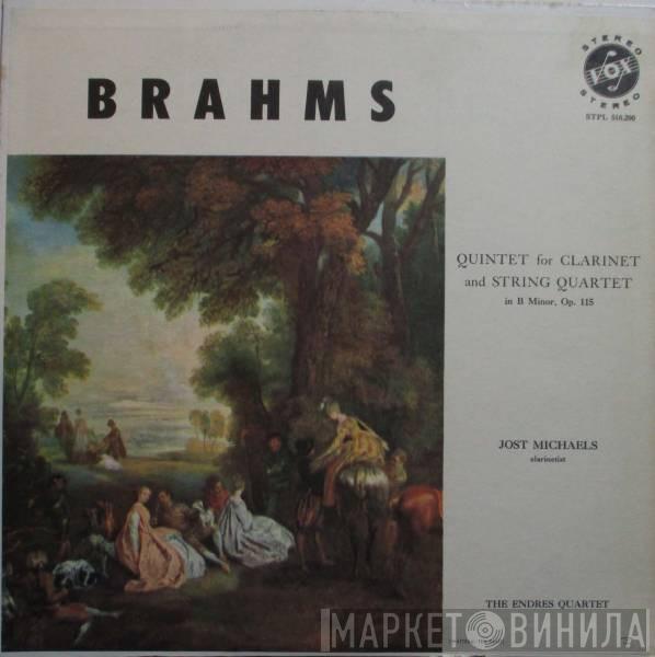 , Johannes Brahms , Jost Michaels  Endres-Quartett  - Quintet For Clarinet And String Quartet In B Minor, Op. 115