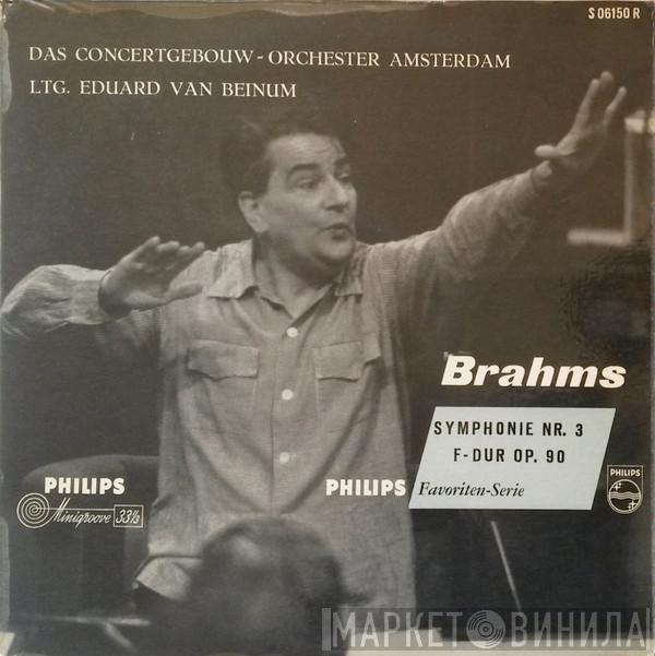 , Johannes Brahms Ltg. Concertgebouworkest  Eduard van Beinum  - Symphonie Nr. 3 In F-Dur Op. 90