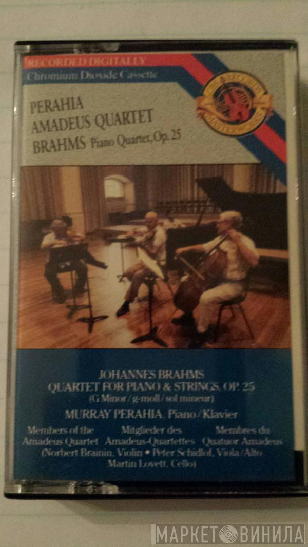 , Johannes Brahms , Murray Perahia  Amadeus-Quartett  - Quartet For Piano And Strings In G Minor, Op. 25