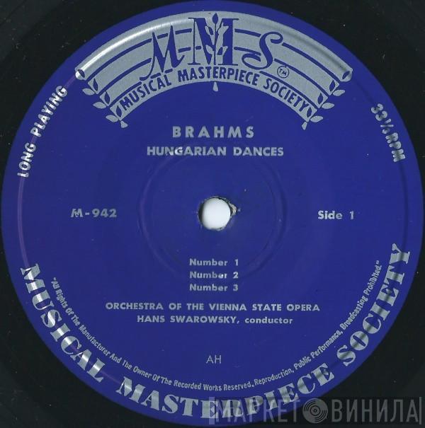 , Johannes Brahms , Orchester Der Wiener Staatsoper  Hans Swarowsky  - Hungarian Dances