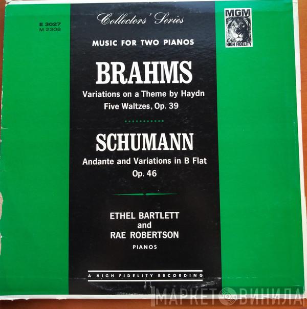 , Johannes Brahms , Robert Schumann  Bartlett And Robertson  - Music For Two Pianos