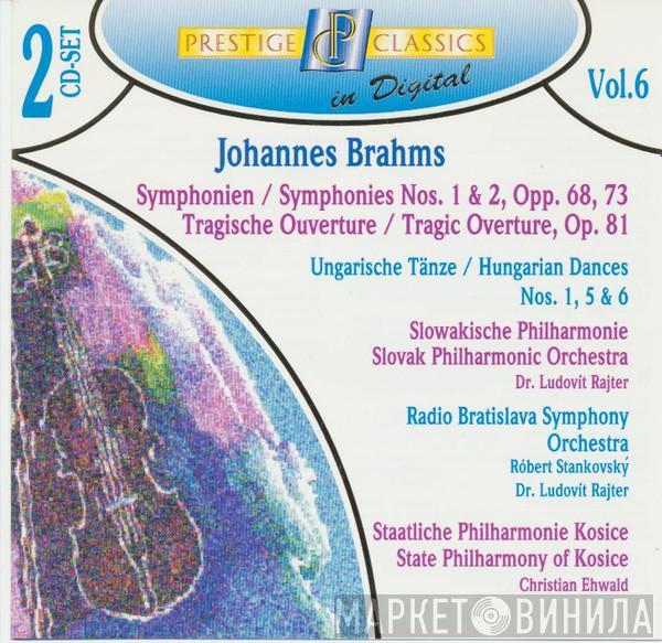 Johannes Brahms - Symphonies Nos. 1 & 2, Opp. 68, 73  / Tragic Overture, Op. 81 / Hungarian Dances, Nos. 1, 5 & 6