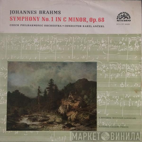 , Johannes Brahms , The Czech Philharmonic Orchestra  Karel Ančerl  - Symphony No. 1 In C Minor, Op. 68