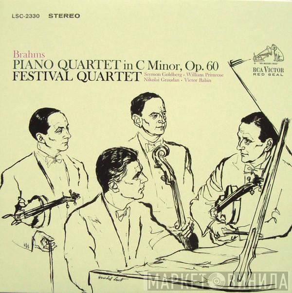 , Johannes Brahms , The Festival Quartet · Szymon Goldberg · William Primrose · Nikolai Graudan  Victor Babin  - Brahms: Piano Quartet In C Minor, Op. 60