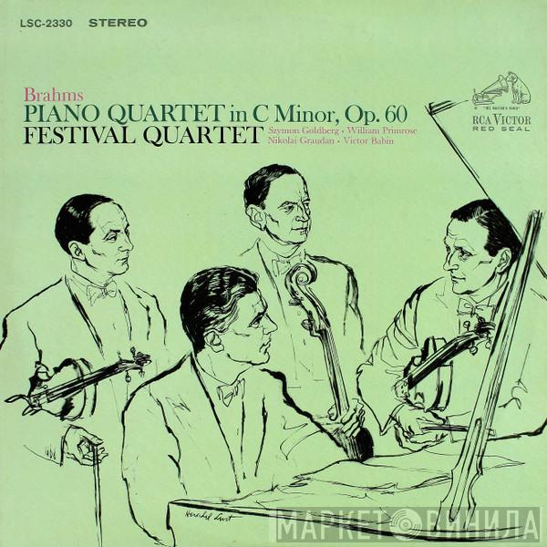 , Johannes Brahms  The Festival Quartet  - Piano Quartet In C Minor, Op. 60