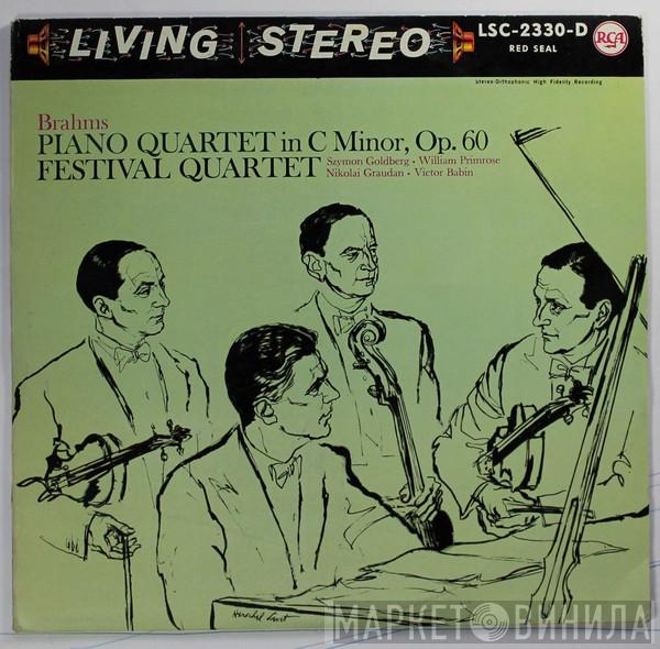 , Johannes Brahms  The Festival Quartet  - Piano Quartet In C Minor, Op. 60