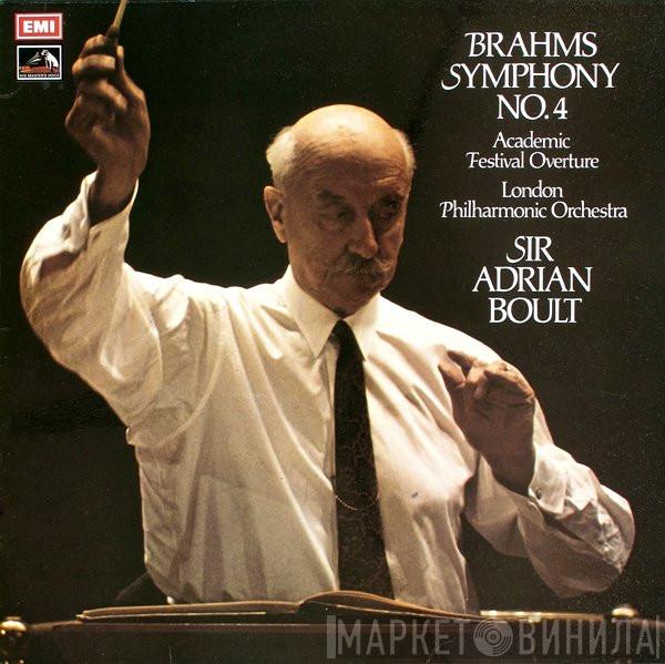 , Johannes Brahms , The London Philharmonic Orchestra  Sir Adrian Boult  - Symphony No. 4