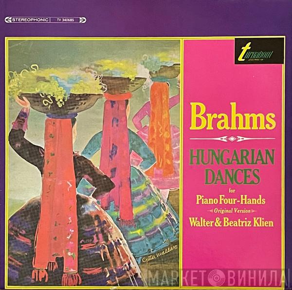 Johannes Brahms, Walter Klien, Beatriz Klien - Hungarian Dances For Piano Four-Hands (Original Version)