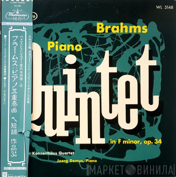 - Johannes Brahms , Wiener Konzerthausquartett  Jörg Demus  - Piano Quintet In F Minor, Op. 34