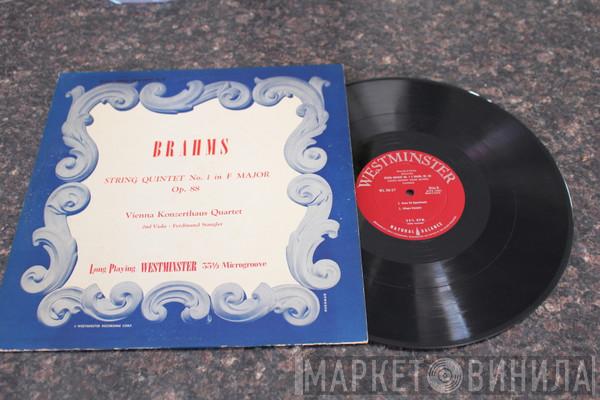 , Johannes Brahms  Wiener Konzerthausquartett  - String Quintet No 1